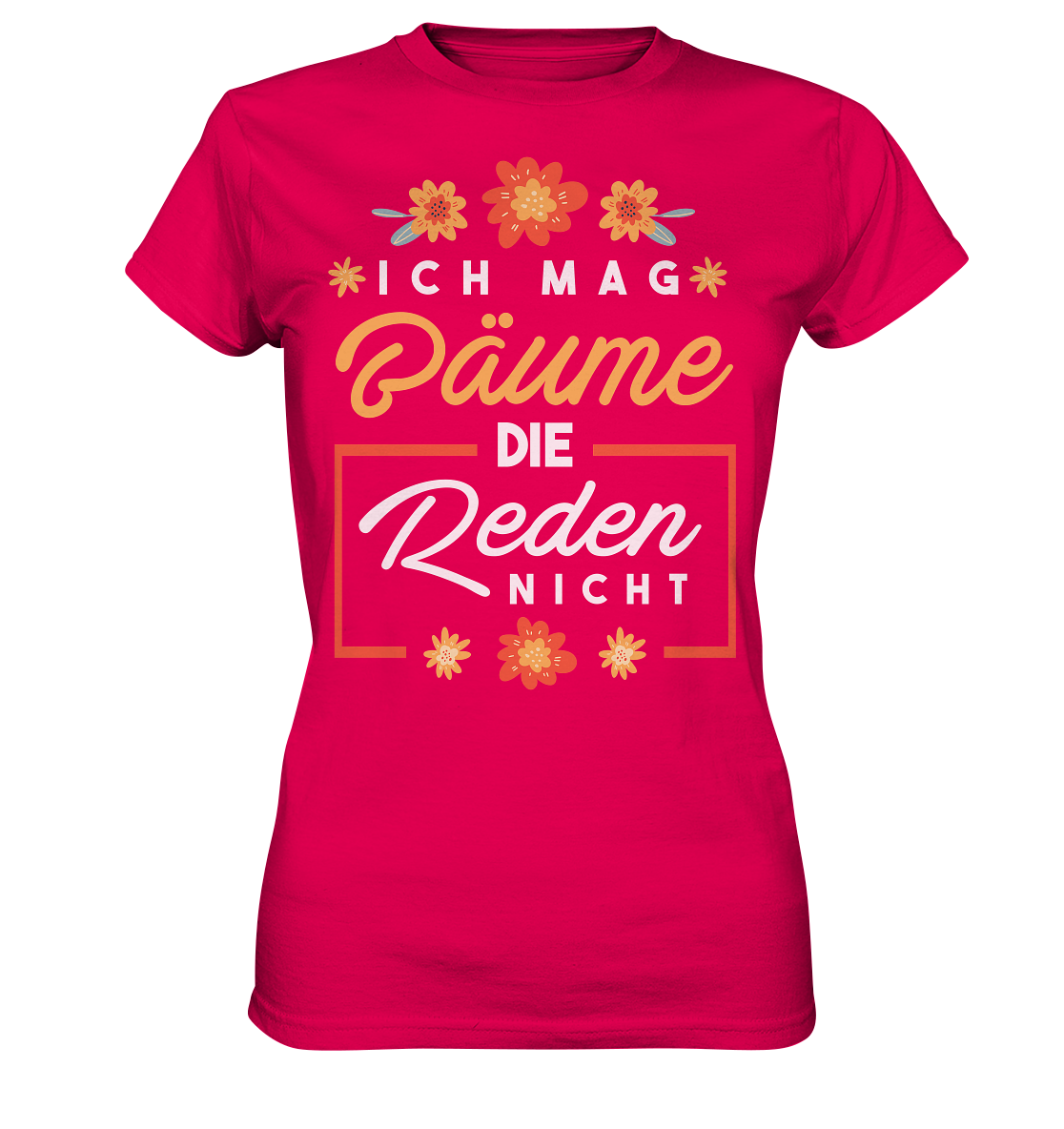 Ich mag Bäume - Ladies Premium Shirt