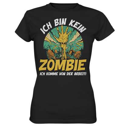 Ich bin kein Zombie - Vintage Halloween - Ladies Premium Shirt