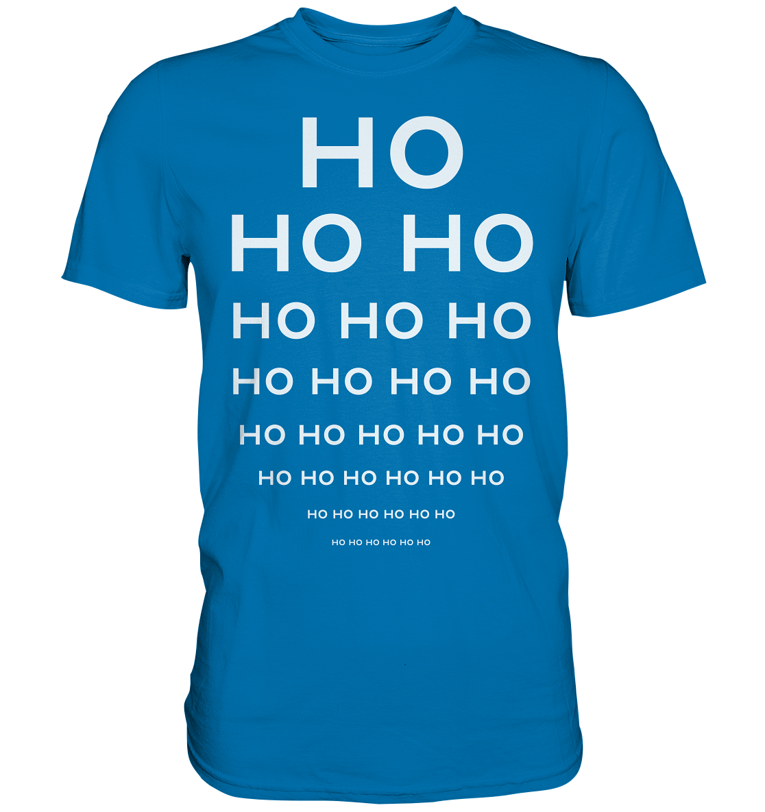 HO HO HO Weihnachtslook für Nerds - Premium Shirt