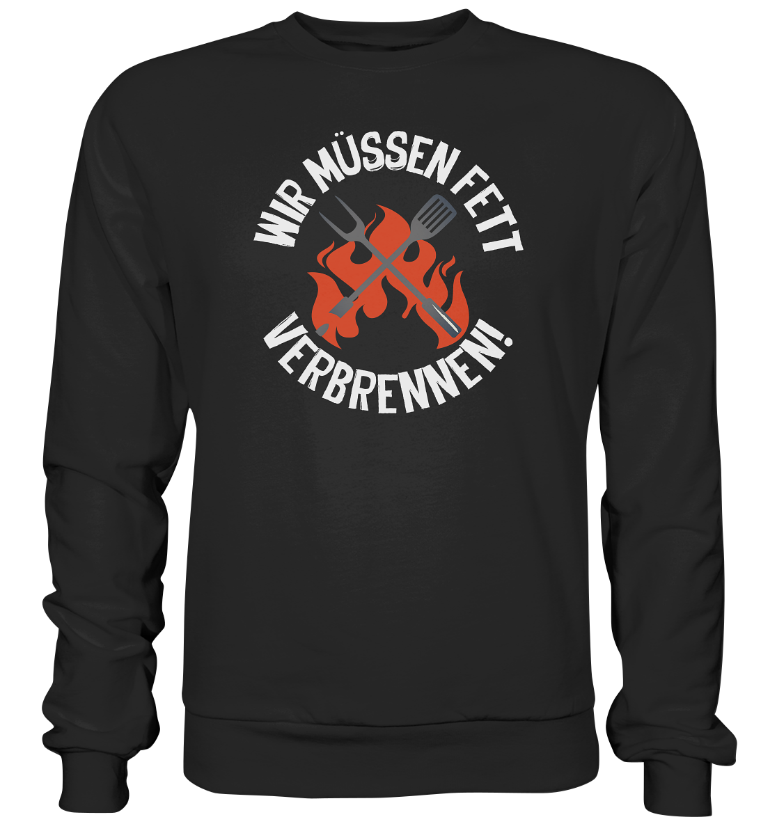 Fett verbrennen - Premium Sweatshirt