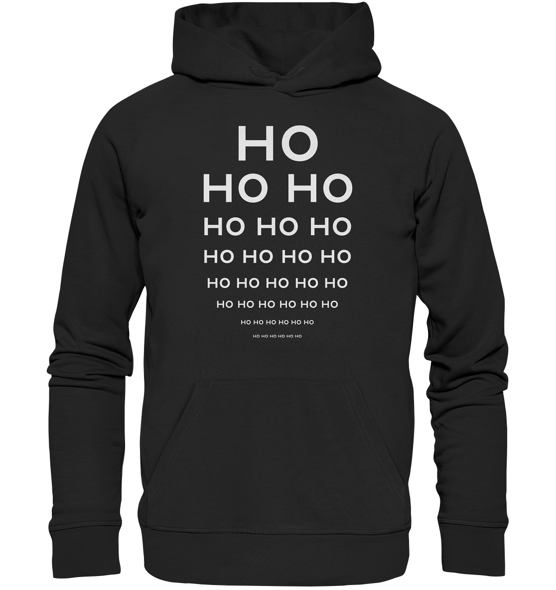 HO HO HO Weihnachtslook für Nerds - Premium Unisex Hoodie