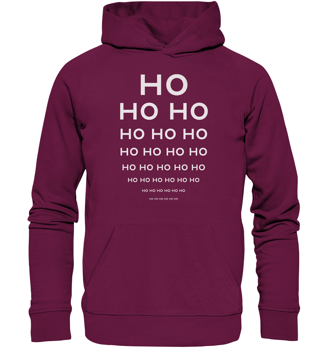 HO HO HO Weihnachtslook für Nerds - Premium Unisex Hoodie