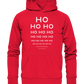 HO HO HO Weihnachtslook für Nerds - Premium Unisex Hoodie