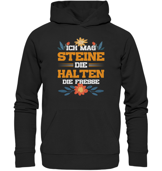 Ich mag Steine - Premium Unisex Hoodie